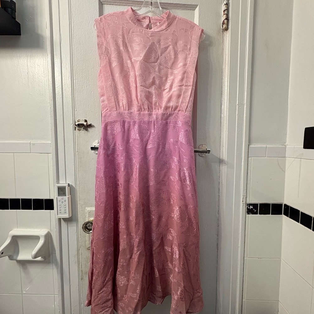 NWT adL Lace Tea Dress - Pink Ombre